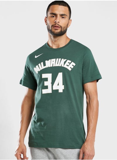 Buy Milwaukee Bucks Icon Warm Up T-Shirt in Saudi Arabia