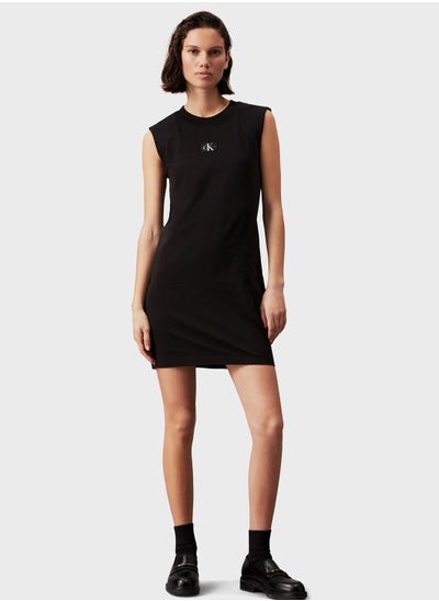 Buy Logo Detail T-Shirt Dress in UAE