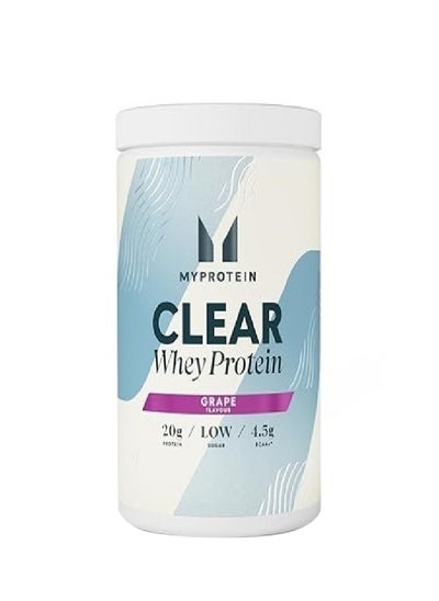 Buy Clear Whey Isolate Grape 500g 20 Servings in UAE