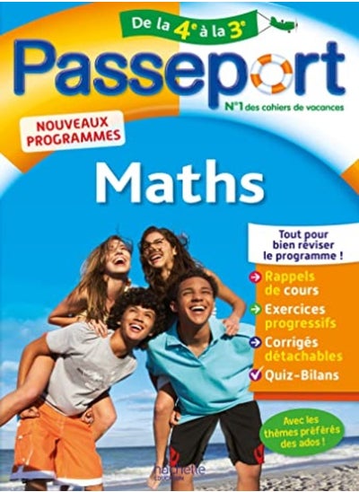 Buy PASSEPORT - MATHS DE LA 4E A LA 3E in UAE