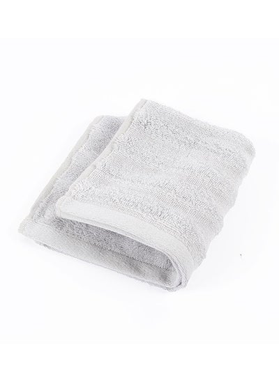 اشتري Cesme Face Towel, Grey - 600 GSM, 30x30 cm في الامارات