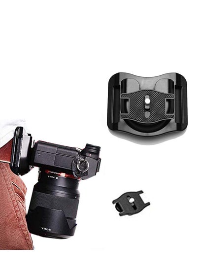 اشتري Camera Holste, Camera Belt Mount, Hanger Sling Clip Holster for SLR DSL Camera في الامارات