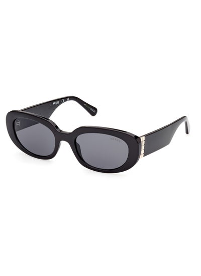 Buy Women's UV Protection Oval Shape Sunglasses - GU826001A54 - Lens Size: 54 Mm - Shiny Black in UAE