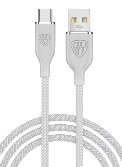 Buy Type C Fast Charging Cable 1m, QC3.0, 3A, USB A to USB C Data Transfer Cable in UAE