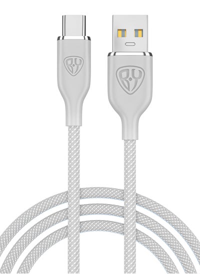 اشتري كابل شحن سريع من النوع C بطول 1 متر، QC3.0، 3A، كابل نقل البيانات من USB A إلى USB C في الامارات