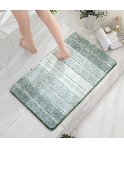 Buy SYOSI Non Slip Bathroom Rug - Quick-Drying Microfibre Shower Mats for Bathroom, Toilet, Bath Tub, Jacuzzi - Soft Absorbent Bath Mat & Floor Rugs for Shower, Kitchen-Machine-Washable - 17x24 in Saudi Arabia