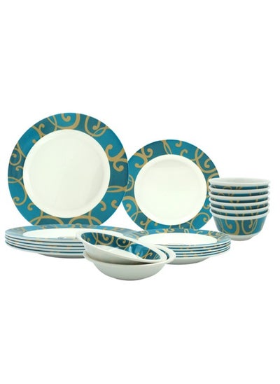 Buy Melrich 20 pcs Melamine Dinnerware set Dinner sets Durable and Strong material for daily use in UAE