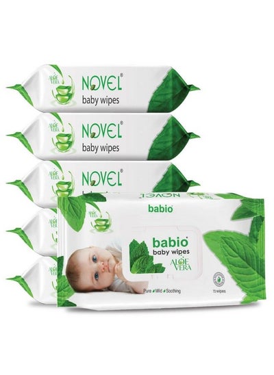 Buy Baby Wet Wipes (Pack Of 6 72 Sheet) in UAE