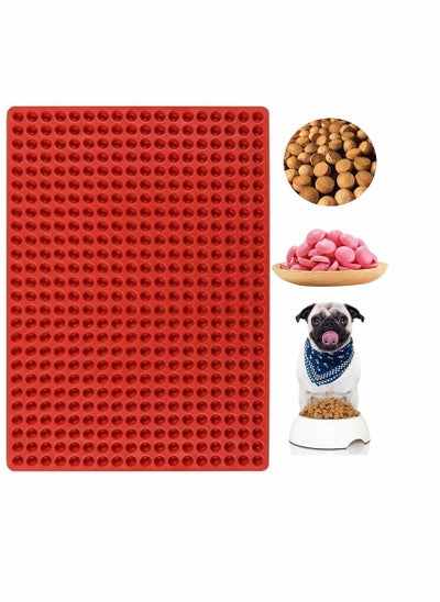 اشتري 468-Cavity Mini Round Silicone Mold/Chocolate Drops Mold/Dog Treats Pan/Semi Sphere Gummy Candy Molds for Ganache Jelly Caramels Cookies Pet Treats Baking Mold في السعودية