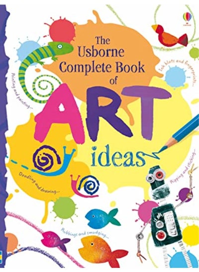 Buy The Usborne Complete Book Of Art Ideas Reduced Spiral Bound in UAE