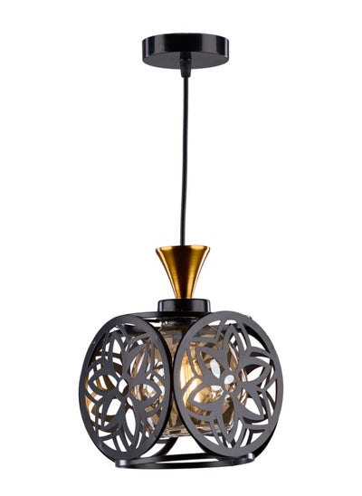 Buy Modern Eiffel Flower Pendant 1003-1240 Nets Black - 1 Bulb in Egypt