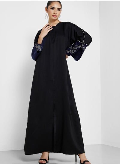 Buy Embellished Detail Abaya in Saudi Arabia