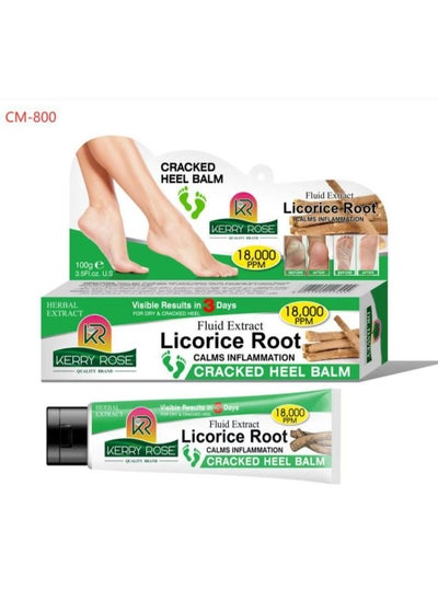 Buy All-Natural Licorice Root Foot Balm Super Fast Healing for Your Feet from Everyday Ailments Like Dry, Cracked Skin, Peeling Heels, Itchy Spots and Removes Odor 100g in Saudi Arabia