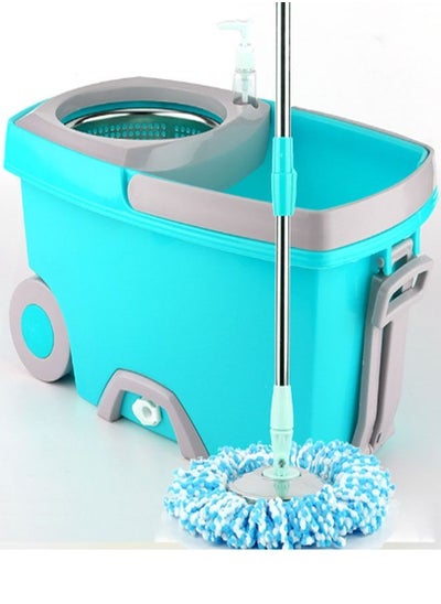 Buy 360 Degree Hand Pressure Mop With Bucket in UAE