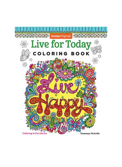 Buy Adult Coloring Number 7 - LIVE FOR TODAY in Egypt