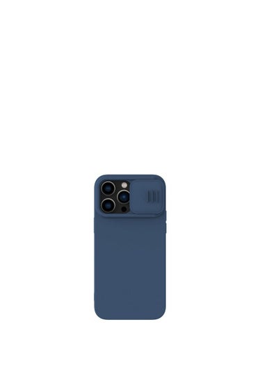 Buy CamShield Silky Silicone Case For iphone 14 Pro Max - Blue in Egypt
