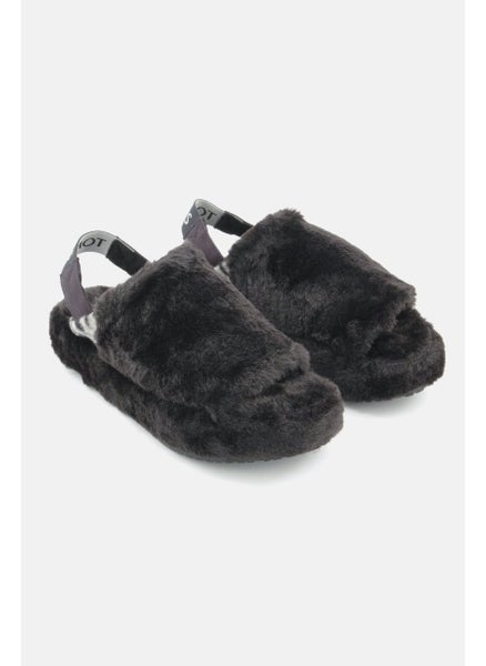 Buy Women Sofia Sling Back Slippers, Black in Saudi Arabia