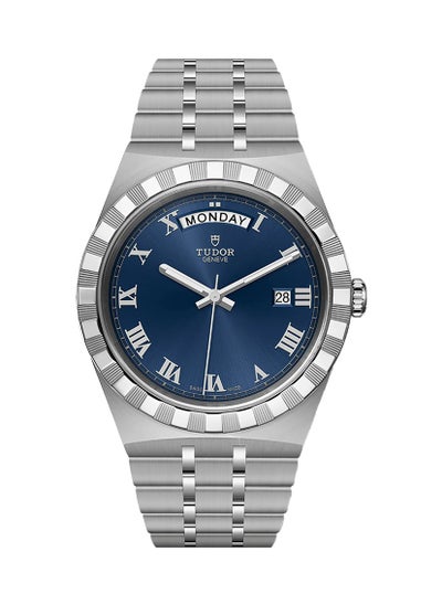 Buy Tudor Royal M28600-0005 Stainless Steel Automatic Blue Roman Dial 41mm Men's Watch in UAE