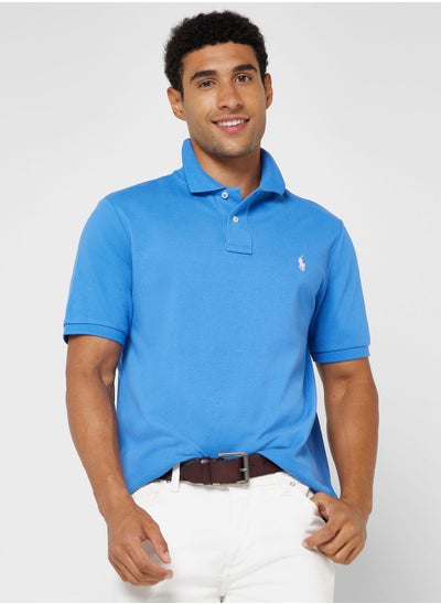 Buy Classic Fit Mesh Polo Shirt in Saudi Arabia