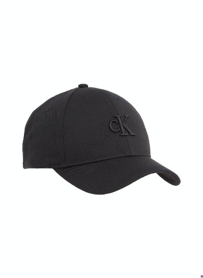 Buy Men's Twill Cap -  adjustable buckle fastening, Black in Saudi Arabia