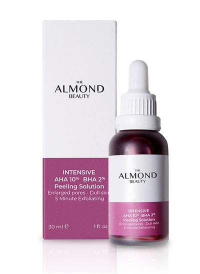 Buy Almondbeauty AHA BHA Scrub Whitening Peeling Solution with Alpha Hydroxy Acid and Beta Hydroxy Acid Peeling Against Acne, Hyperpigmentation and Increased Sebum 30 ml in Saudi Arabia