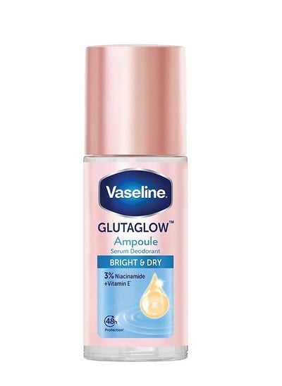 Buy Glutaglow Bright And Dry Ampoule Serum Deodorant 45 ML in UAE