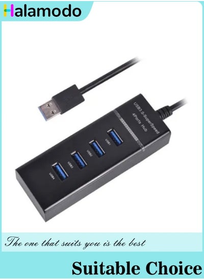 اشتري محور USB3.0 متعدد المنافذ مناسب لأجهزة الكمبيوتر المكتبية وأجهزة الكمبيوتر المحمولة في الامارات