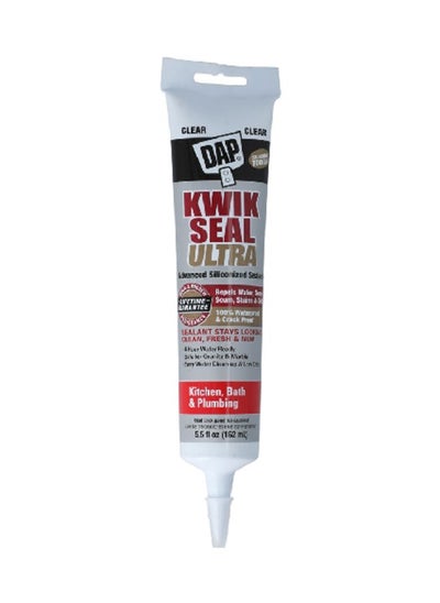 Buy Waterproof Advanced Siliconized Kwik Seal Ultra Sealant Clear 162 ml 18915 in Saudi Arabia