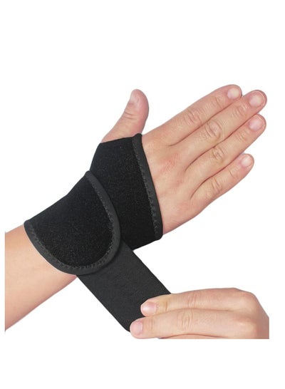 Buy Wrist Brace for Carpal Tunnel, 2 Pcs Elastic Wrist Support Wrist Band Wristwrap Hand Support, Comfortable Adjustable Wrist Support Brace for Arthritis and Tendonitis, Joint Pain Relief in Saudi Arabia