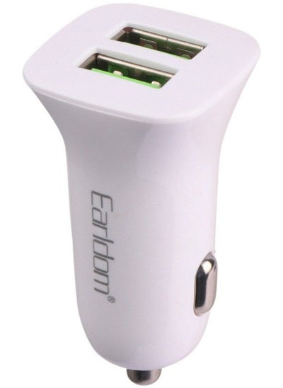 Buy 2.4A  Fast Dual USB Car Charger Set with Micro-USB Cable in Egypt