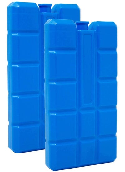 Buy Reusable Ice Packs for Lunch Boxes or Coolers Ice Pack Bricks Freezer Blocks Freezer Packs (Pack of 2) in UAE