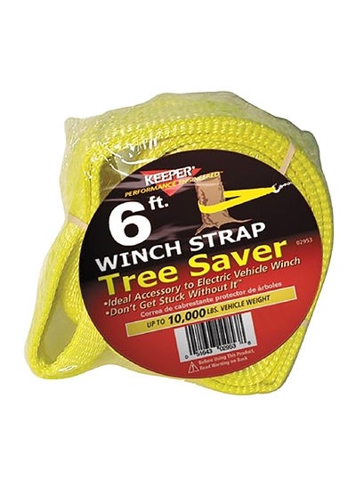 Buy Abrasion-Resistant Coating Long-Lasting Tie Down Strap Winch Yellow 6 ft x 3 Inch 02953 in Saudi Arabia