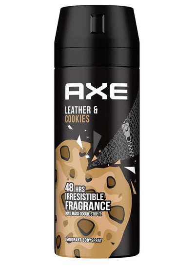 Buy Axe Body Spray for Men Leather & Cookies 150ML in Saudi Arabia