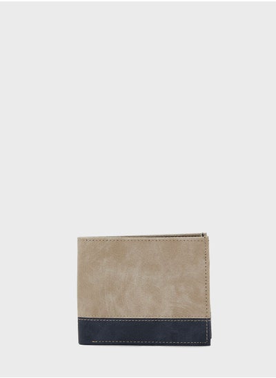 Buy Color Block Bi Fold Wallet in UAE