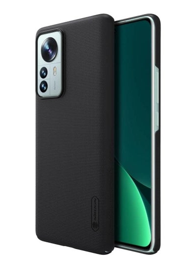 Buy Nillkin Super Frosted Shield Pro Series Cover Case Designed For Xiaomi Mi 12 Pro/12S Pro - Black in Egypt