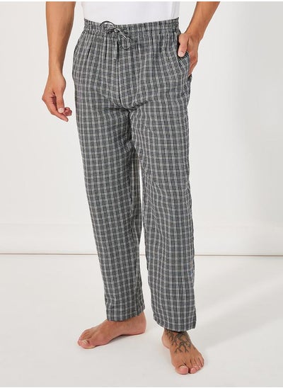 Buy Checkered Woven Straight Pyjama in Saudi Arabia