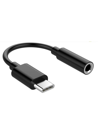 Buy USB-C to 3.5mm Headphone Jack Adapter - Digital Audio Converter with Remote Control, Compatible with Samsung, OnePlus, Google Pixel, and More in Egypt