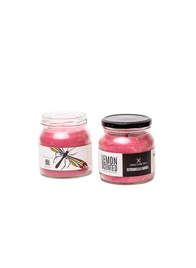 Buy Indoor/Outdoor Citronella Jars In Watermelon in Egypt