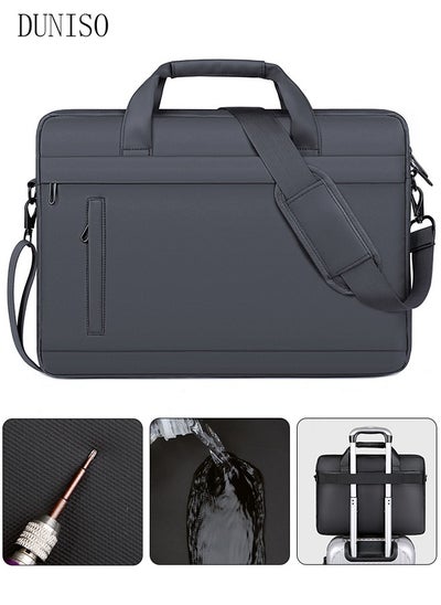 Buy 15.6 Inch Laptop Bag Lightweight Computer Bag Travel Business Handbag Briefcase Water Resistance Shoulder Messenger Bag CRossbody Bag for Men and Women Work Office in UAE