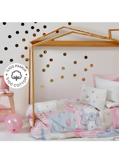 اشتري Home Honey Bunny Pink 100% Cotton Baby Duvet Cover Set 200.16.01.0223 في الامارات