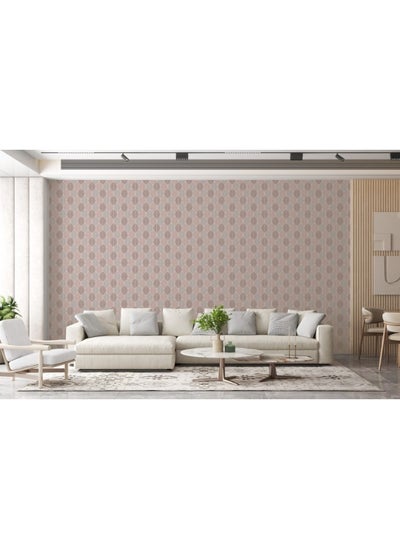 اشتري Pastel Palette Flowers Fabric Wallpaper Covers An Area ​​Up To 4.2Mx3M With Adhesive And Smoothing Tool في مصر