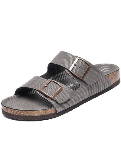 Buy New Soft Sole Anti slip Leather Slippers in Saudi Arabia