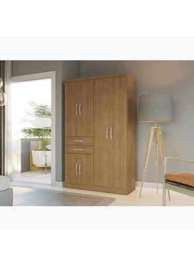 Buy Fortaleza Luis 6-Door Wardrobe With 2 Drawers 200x121cm in UAE