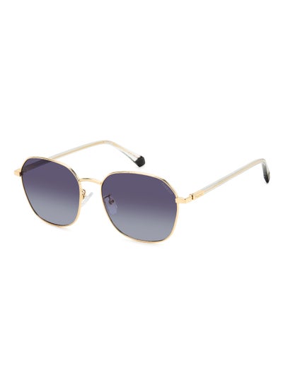 Buy Men's Polarized Metal Sunglasses Pld 4168/G/S/X Grey 50 - Lens Size: 49.9 Mm - Gold in UAE