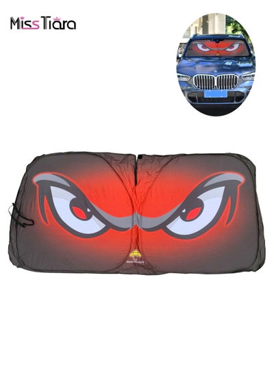 Buy Foldable Automotive Sunshade Cover with Cartoon Pattern for Windshield Cars SUV Truck Front Window in UAE