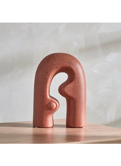 Buy Quinn Terracota Ceramic Speckle Modern Decorative Accent 15 x 21.5 x 7.5 cm in Saudi Arabia