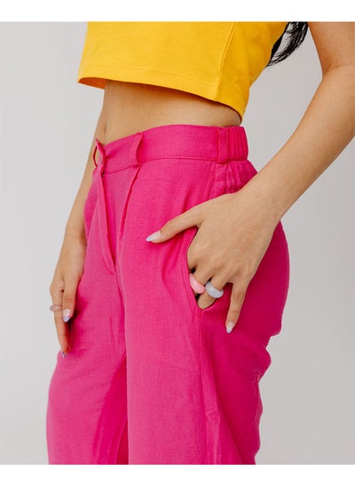 اشتري Fuchsia Linen Pants في مصر