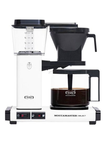 Buy KBG Coffee Brewer: Filter Coffee Maker with Glass Carafe – 1.25 Lt – White in UAE