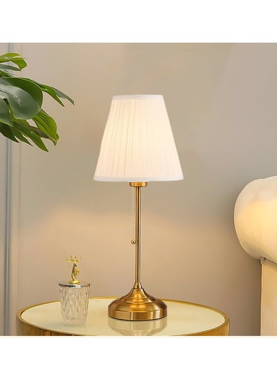 Buy Table Lamp White/Gold in UAE