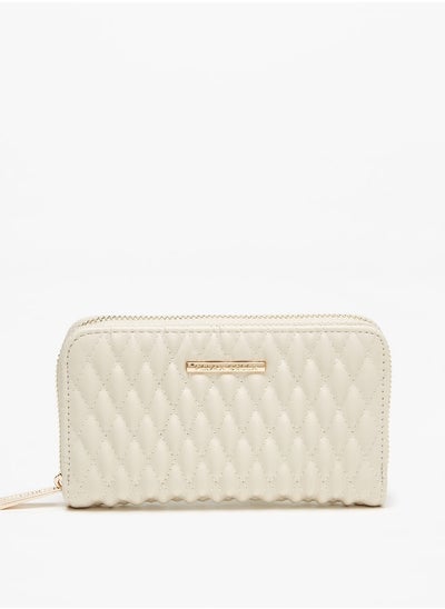 اشتري Women Quilted Zip Around Wallet في الامارات